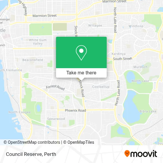 Mapa Council Reserve