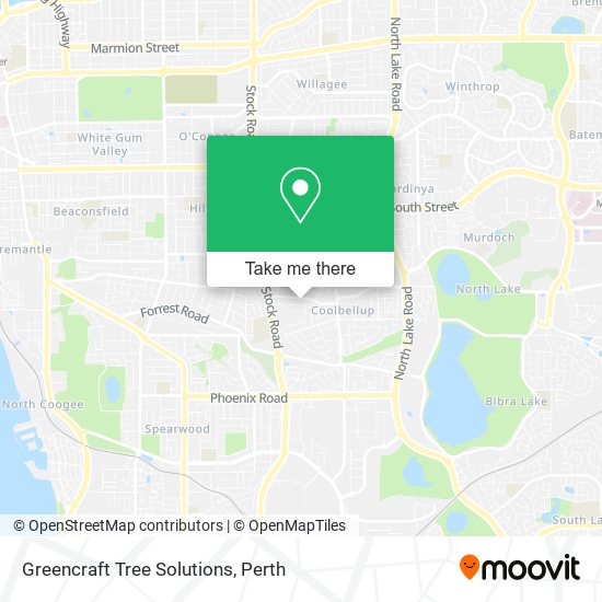 Greencraft Tree Solutions map