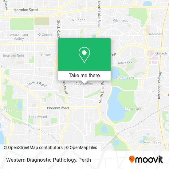 Western Diagnostic Pathology map