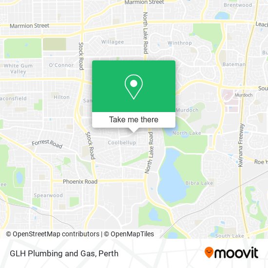 GLH Plumbing and Gas map