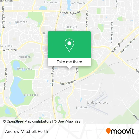 Mapa Andrew Mitchell