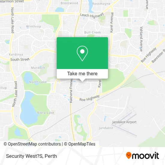 Mapa Security West?S