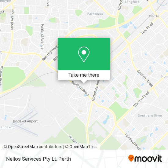 Nellos Services Pty Lt map
