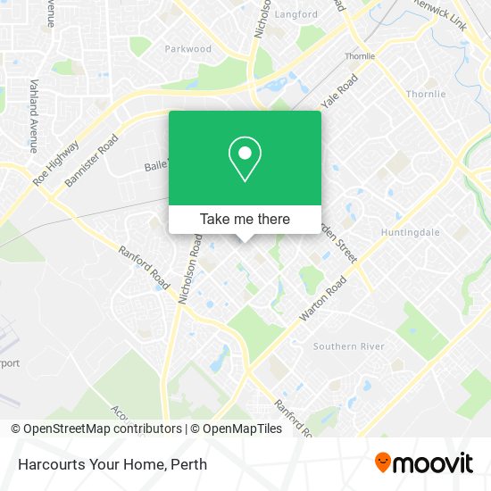 Harcourts Your Home map