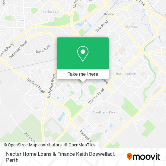 Nectar Home Loans & Finance Keith Doswellacl map