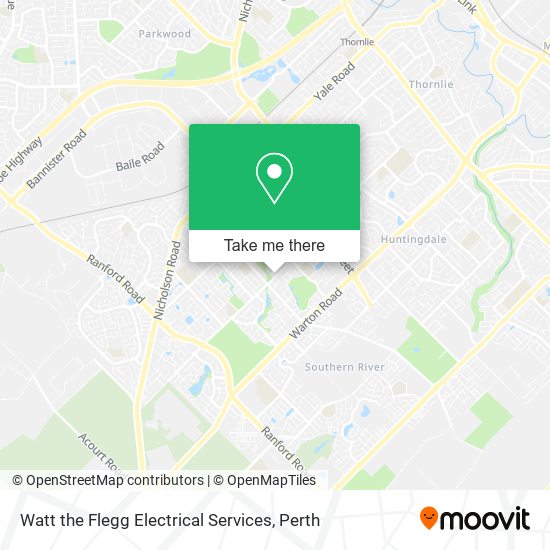 Mapa Watt the Flegg Electrical Services