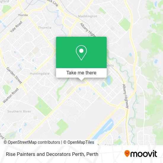 Mapa Rise Painters and Decorators Perth