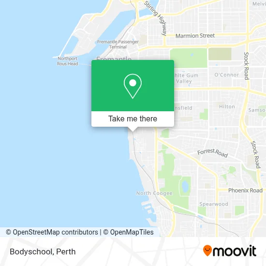 Mapa Bodyschool