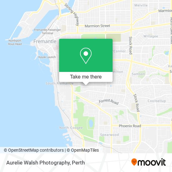 Aurelie Walsh Photography map