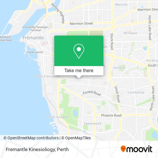 Fremantle Kinesioliogy map