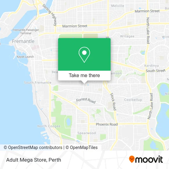 Mapa Adult Mega Store