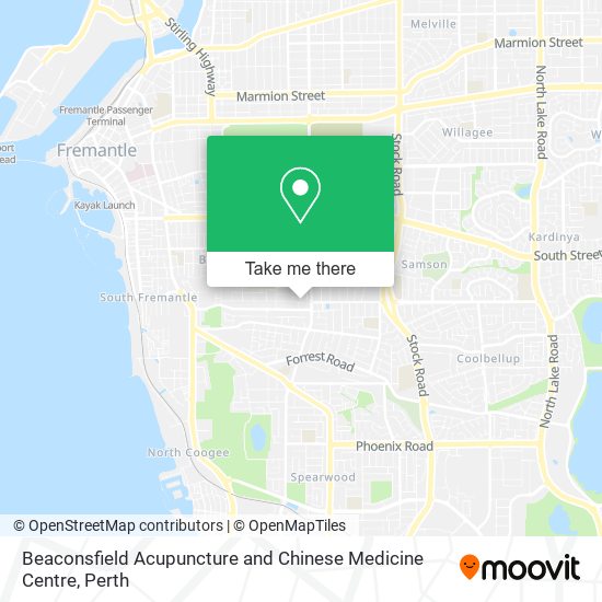 Mapa Beaconsfield Acupuncture and Chinese Medicine Centre