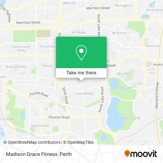 Madison Grace Fitness map