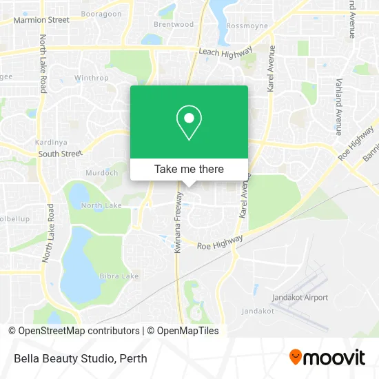 Mapa Bella Beauty Studio