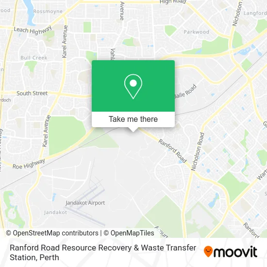 Mapa Ranford Road Resource Recovery & Waste Transfer Station