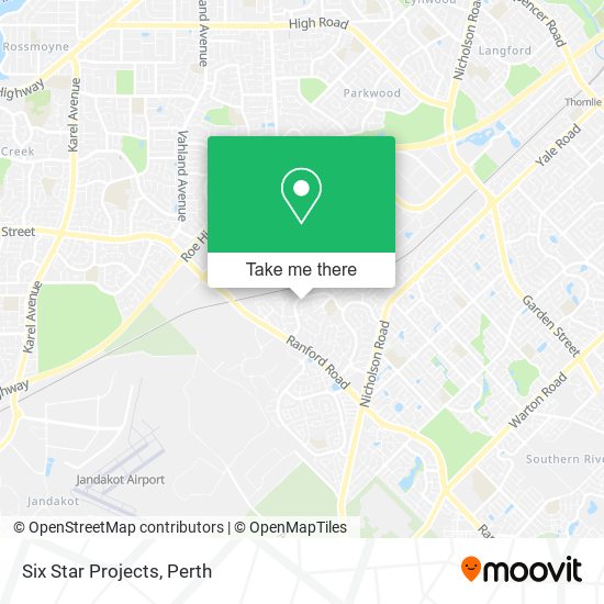 Six Star Projects map