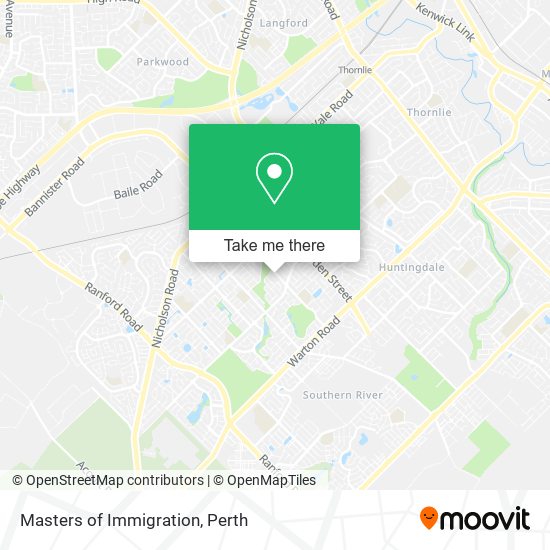Masters of Immigration map