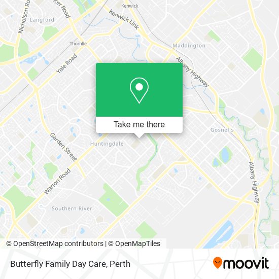 Butterfly Family Day Care map