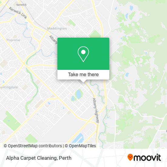 Mapa Alpha Carpet Cleaning