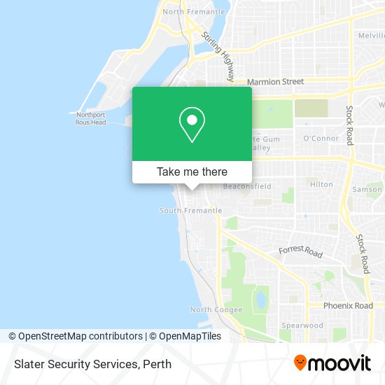 Slater Security Services map