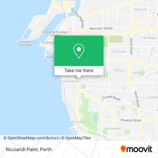 Ricciaridi Paint map