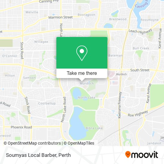 Soumyas Local Barber map