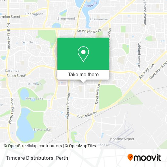 Timcare Distributors map