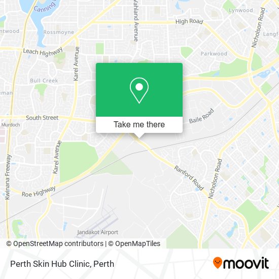 Perth Skin Hub Clinic map