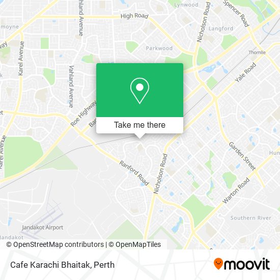 Cafe Karachi Bhaitak map