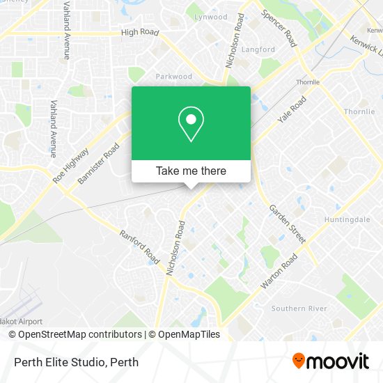 Perth Elite Studio map