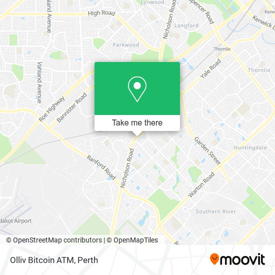 Mapa Olliv Bitcoin ATM