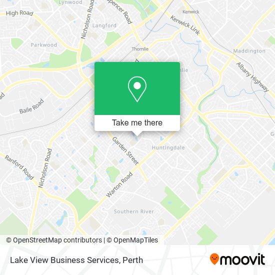 Lake View Business Services map