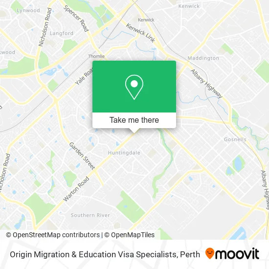 Origin Migration & Education Visa Specialists map