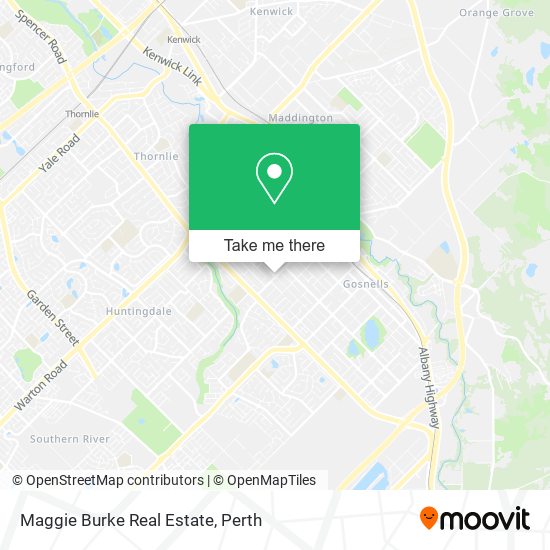 Maggie Burke Real Estate map