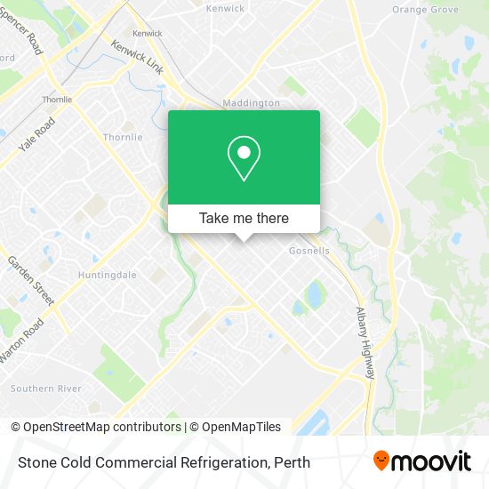 Stone Cold Commercial Refrigeration map