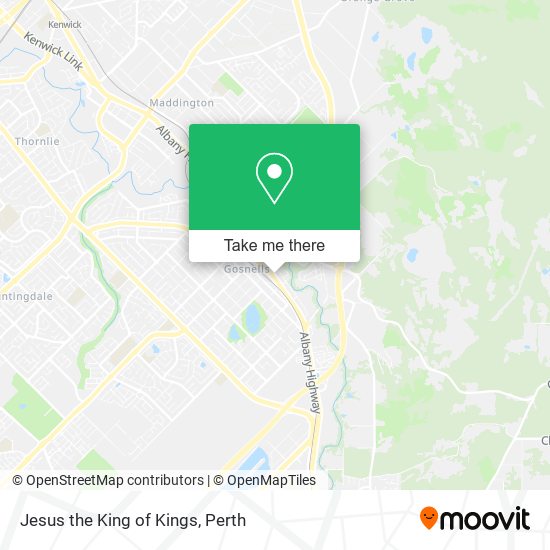 Mapa Jesus the King of Kings