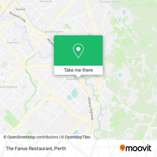 The Fanus Restaurant map