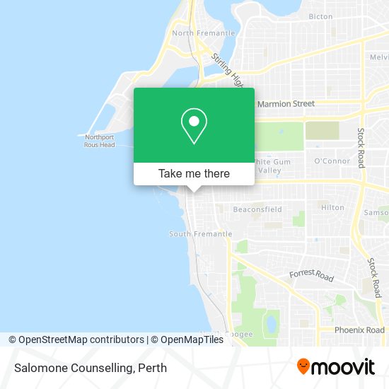 Salomone Counselling map