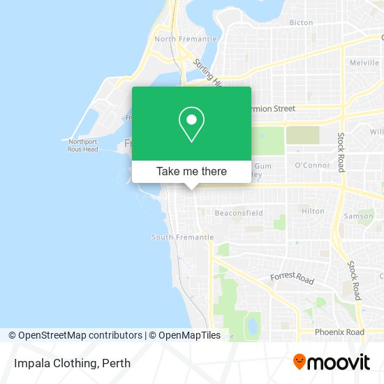 Impala Clothing map