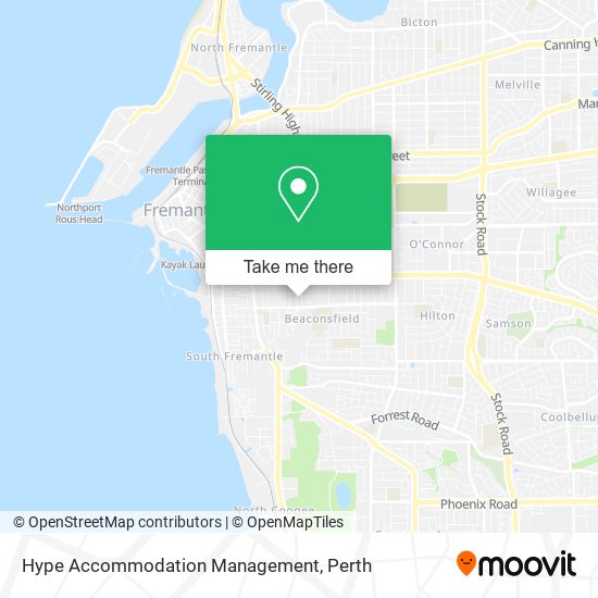 Hype Accommodation Management map