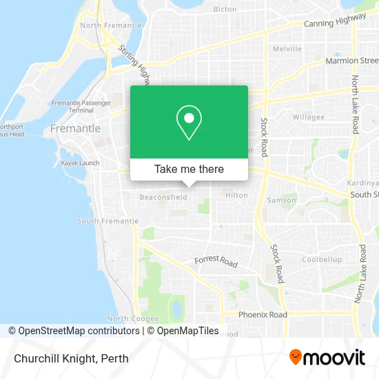 Mapa Churchill Knight