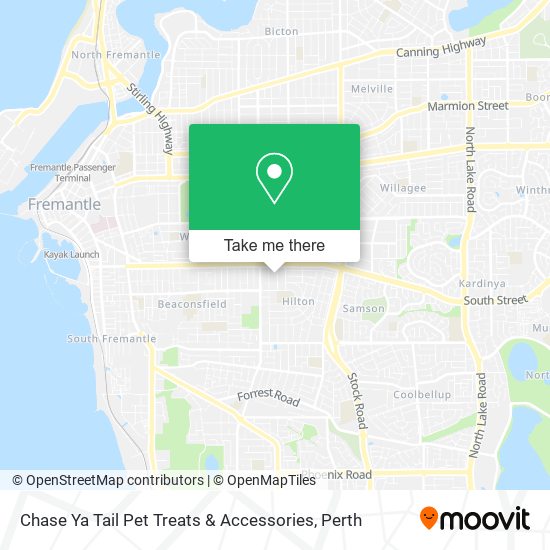 Chase Ya Tail Pet Treats & Accessories map