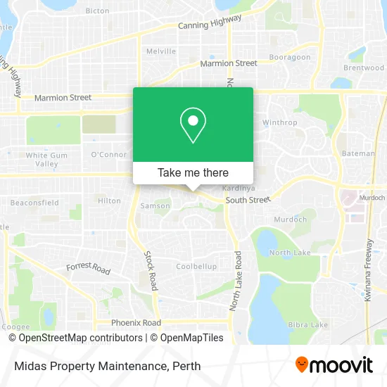 Mapa Midas Property Maintenance
