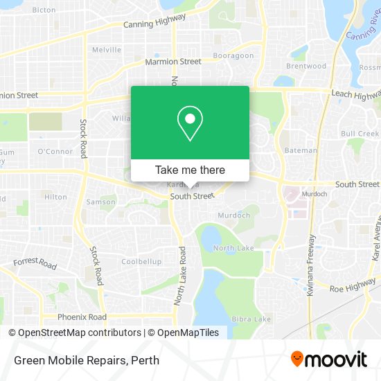 Green Mobile Repairs map