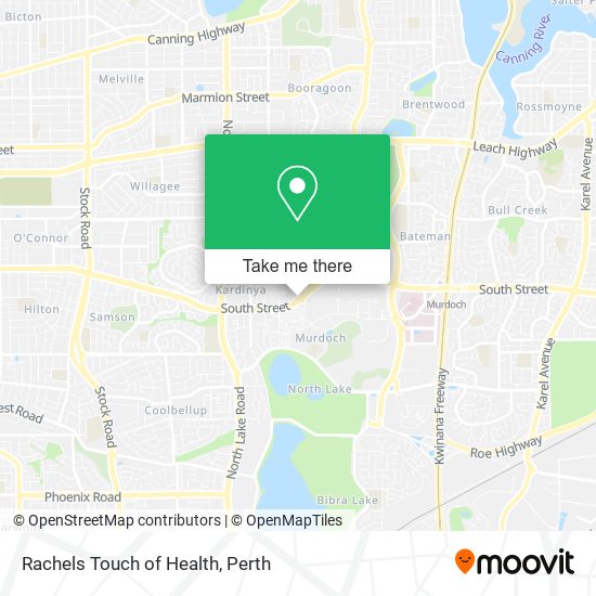 Rachels Touch of Health map