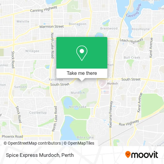 Spice Express Murdoch map