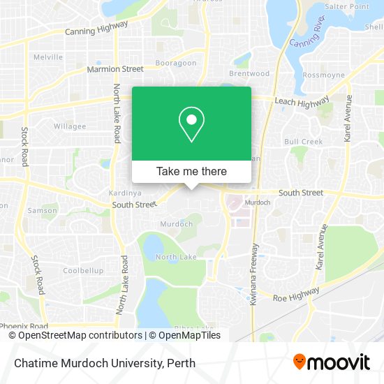Chatime Murdoch University map