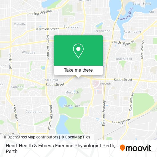 Heart Health & Fitness Exercise Physiologist Perth map