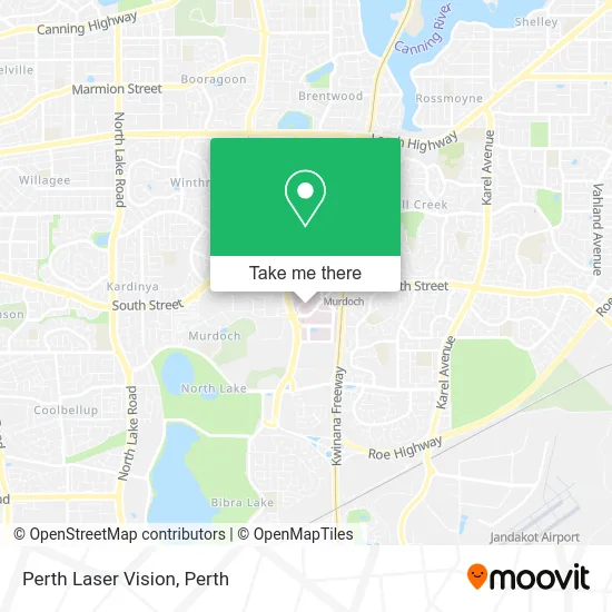 Mapa Perth Laser Vision