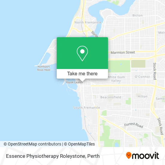 Essence Physiotherapy Roleystone map